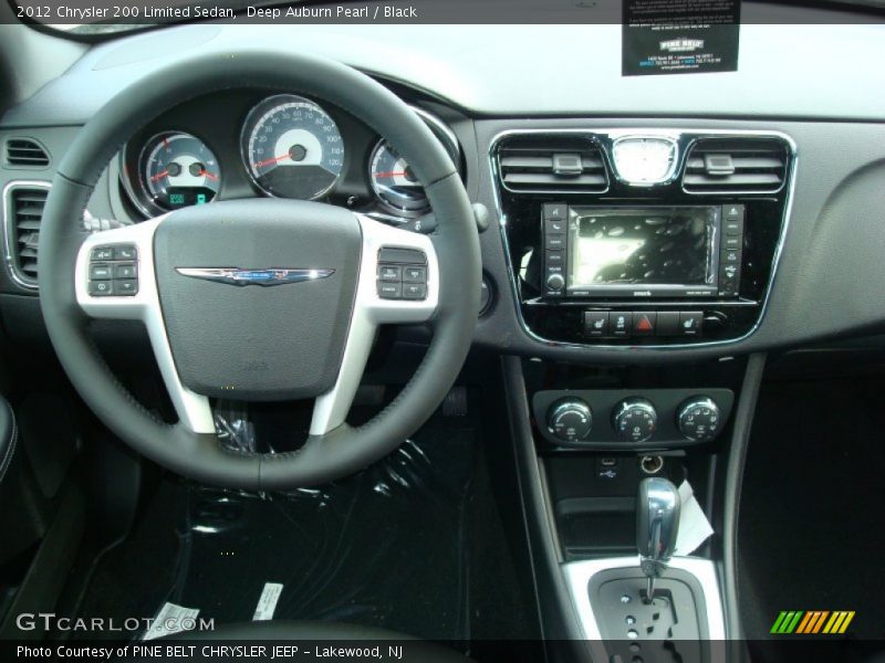 Deep Auburn Pearl / Black 2012 Chrysler 200 Limited Sedan