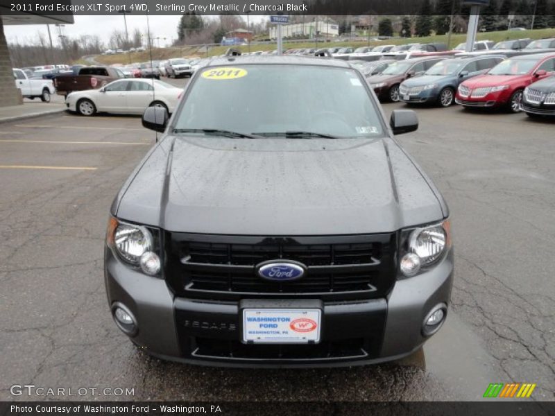 Sterling Grey Metallic / Charcoal Black 2011 Ford Escape XLT Sport 4WD