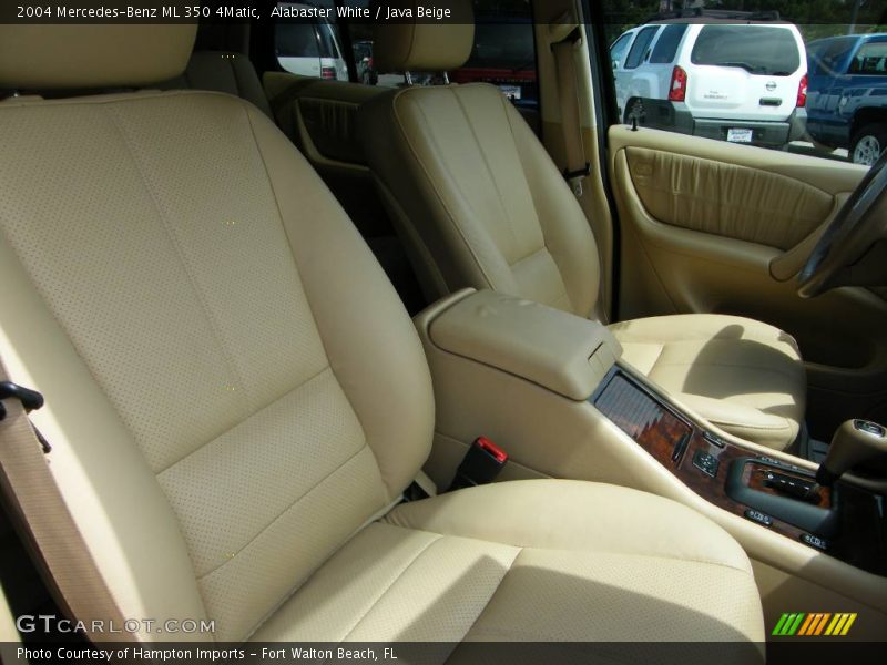 Alabaster White / Java Beige 2004 Mercedes-Benz ML 350 4Matic