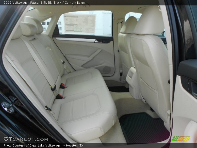 Black / Cornsilk Beige 2012 Volkswagen Passat 2.5L SE