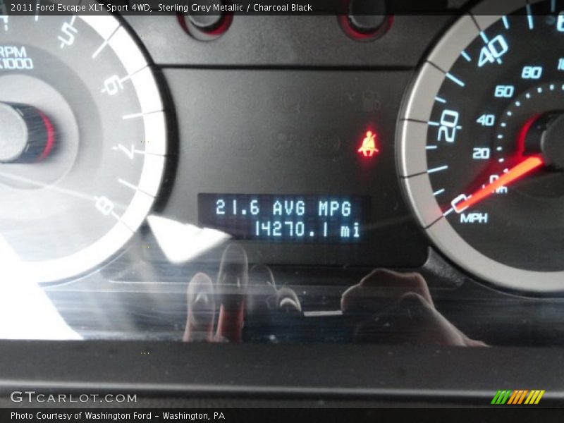 Sterling Grey Metallic / Charcoal Black 2011 Ford Escape XLT Sport 4WD