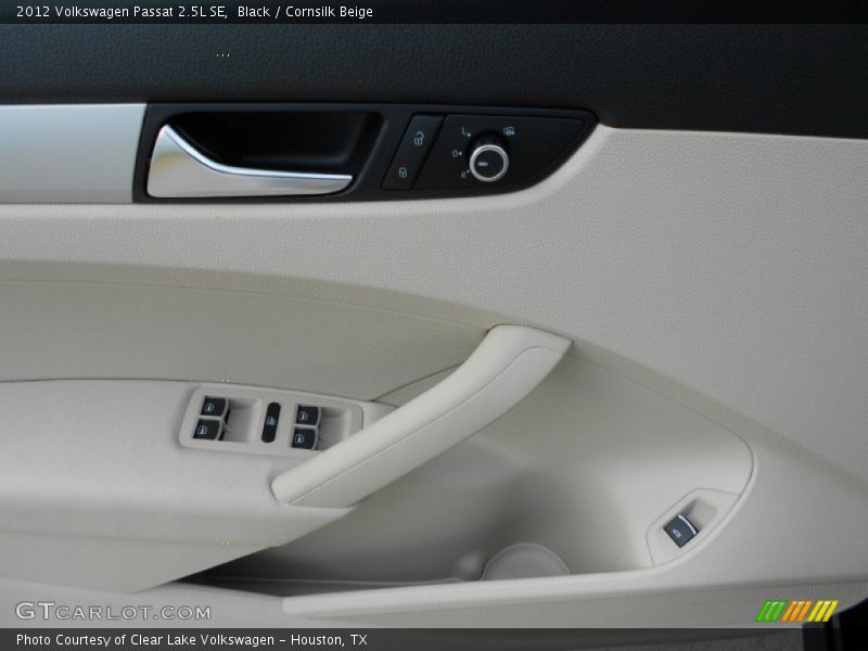 Black / Cornsilk Beige 2012 Volkswagen Passat 2.5L SE