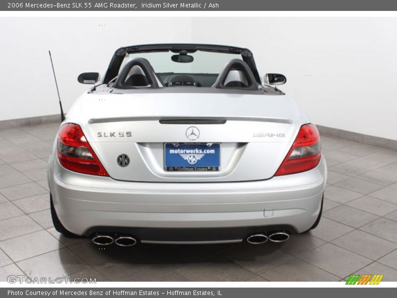 Iridium Silver Metallic / Ash 2006 Mercedes-Benz SLK 55 AMG Roadster