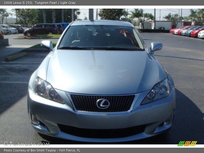 Tungsten Pearl / Light Gray 2009 Lexus IS 250