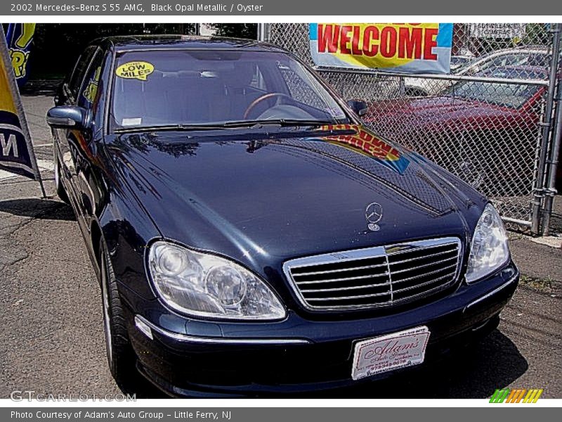 Black Opal Metallic / Oyster 2002 Mercedes-Benz S 55 AMG