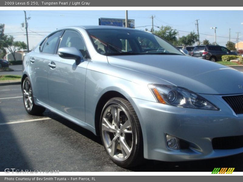 Tungsten Pearl / Light Gray 2009 Lexus IS 250