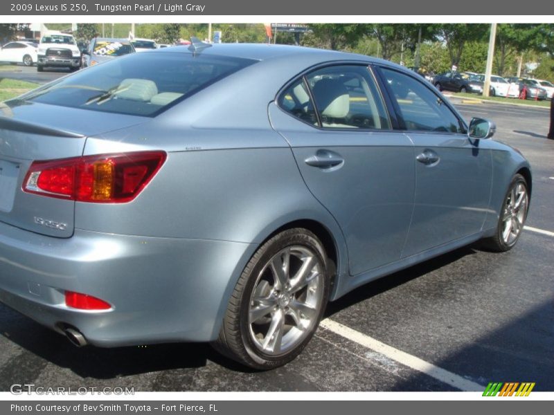 Tungsten Pearl / Light Gray 2009 Lexus IS 250