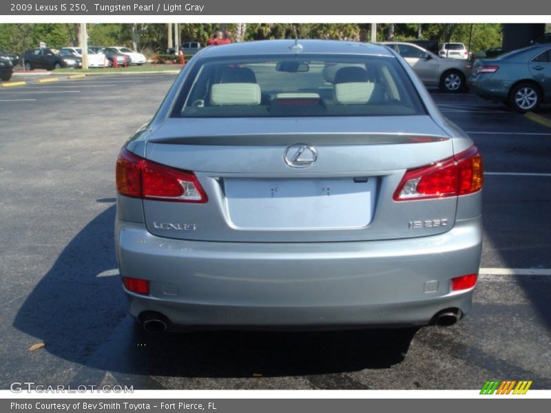Tungsten Pearl / Light Gray 2009 Lexus IS 250