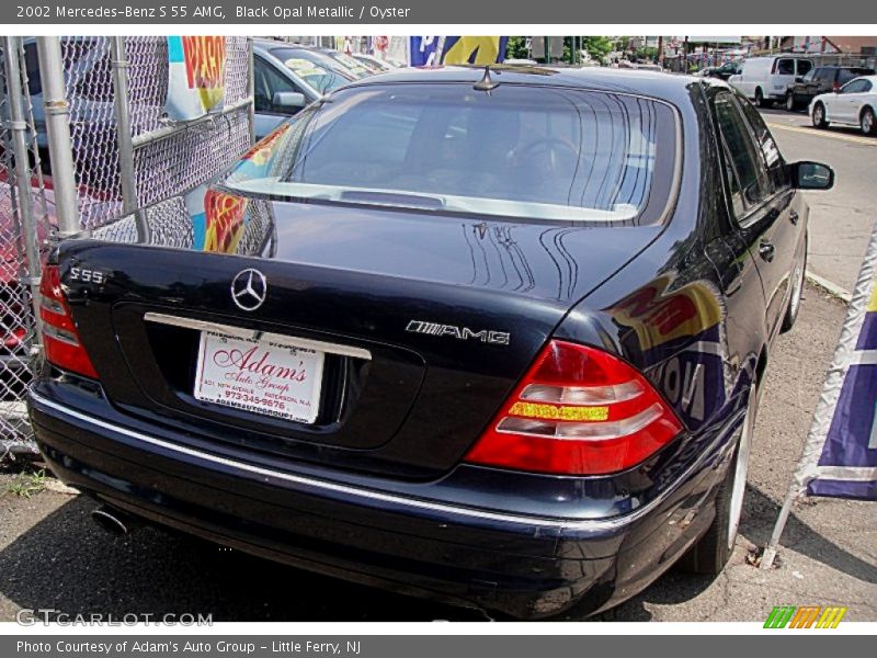 Black Opal Metallic / Oyster 2002 Mercedes-Benz S 55 AMG