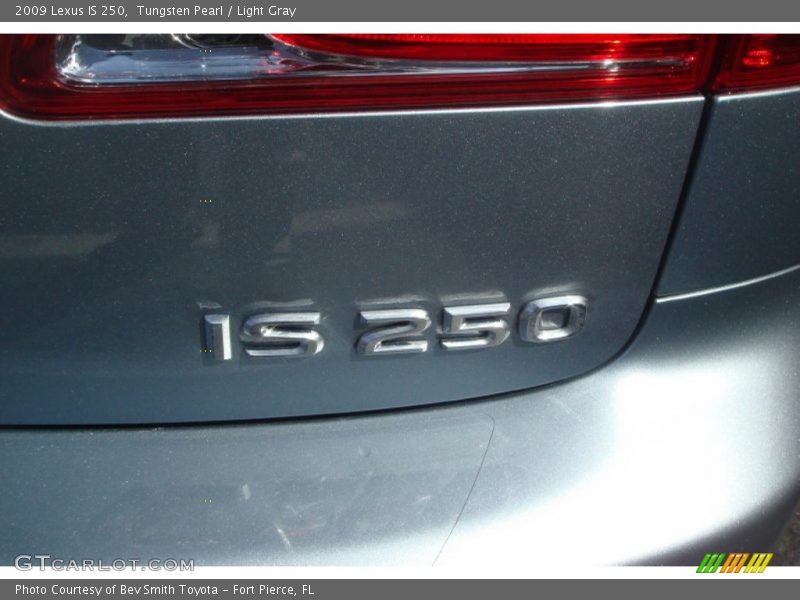 Tungsten Pearl / Light Gray 2009 Lexus IS 250