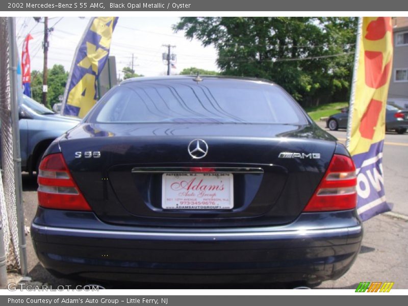 Black Opal Metallic / Oyster 2002 Mercedes-Benz S 55 AMG