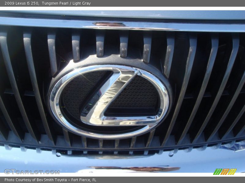Tungsten Pearl / Light Gray 2009 Lexus IS 250