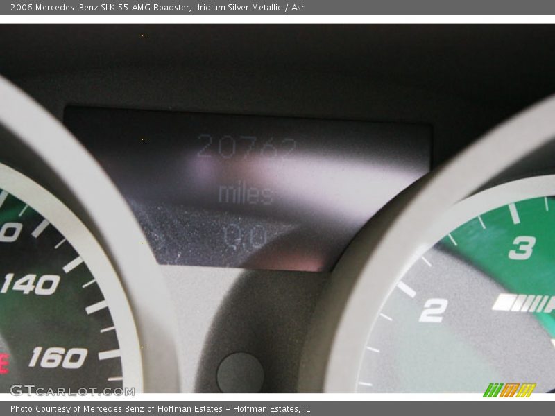 Iridium Silver Metallic / Ash 2006 Mercedes-Benz SLK 55 AMG Roadster