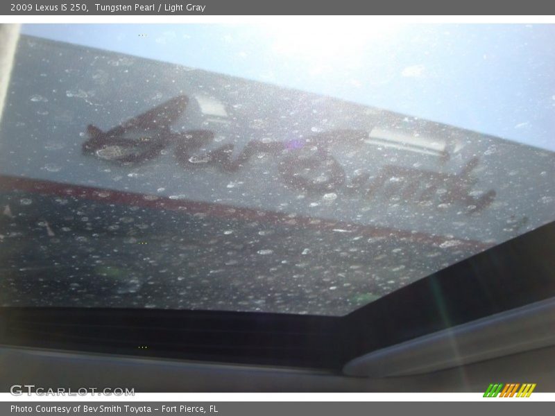 Tungsten Pearl / Light Gray 2009 Lexus IS 250