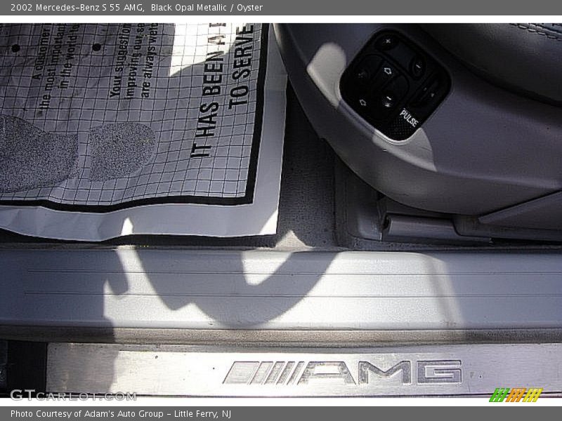 Black Opal Metallic / Oyster 2002 Mercedes-Benz S 55 AMG