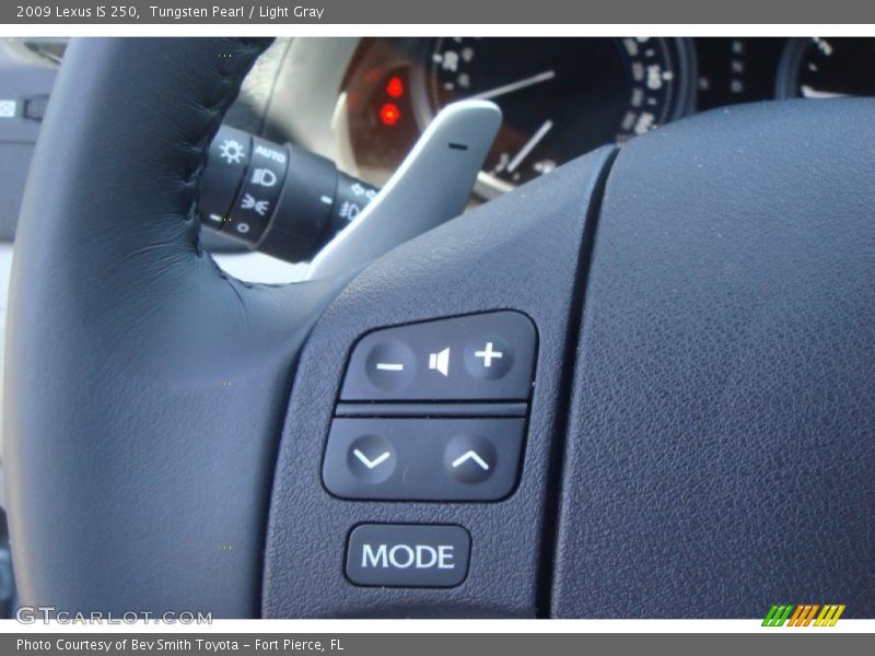Tungsten Pearl / Light Gray 2009 Lexus IS 250