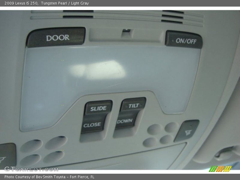 Tungsten Pearl / Light Gray 2009 Lexus IS 250