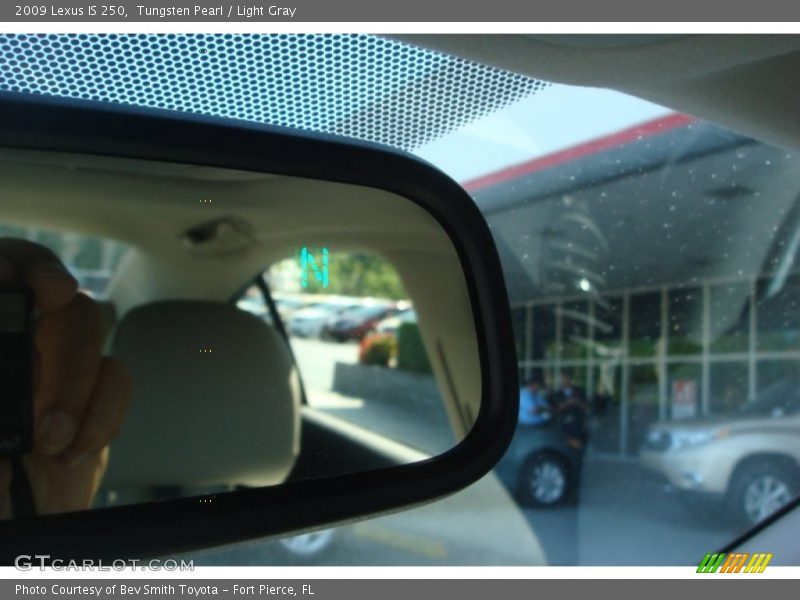 Tungsten Pearl / Light Gray 2009 Lexus IS 250
