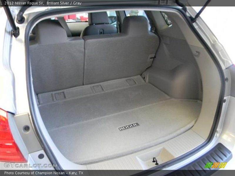 Brilliant Silver / Gray 2012 Nissan Rogue SV