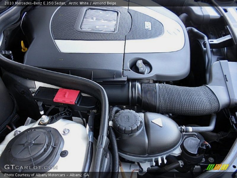 Arctic White / Almond Beige 2010 Mercedes-Benz E 350 Sedan
