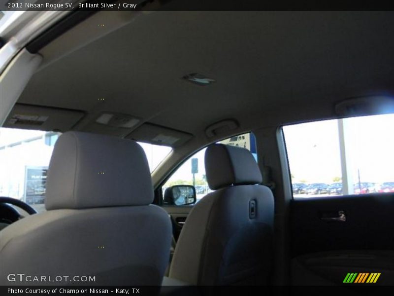 Brilliant Silver / Gray 2012 Nissan Rogue SV