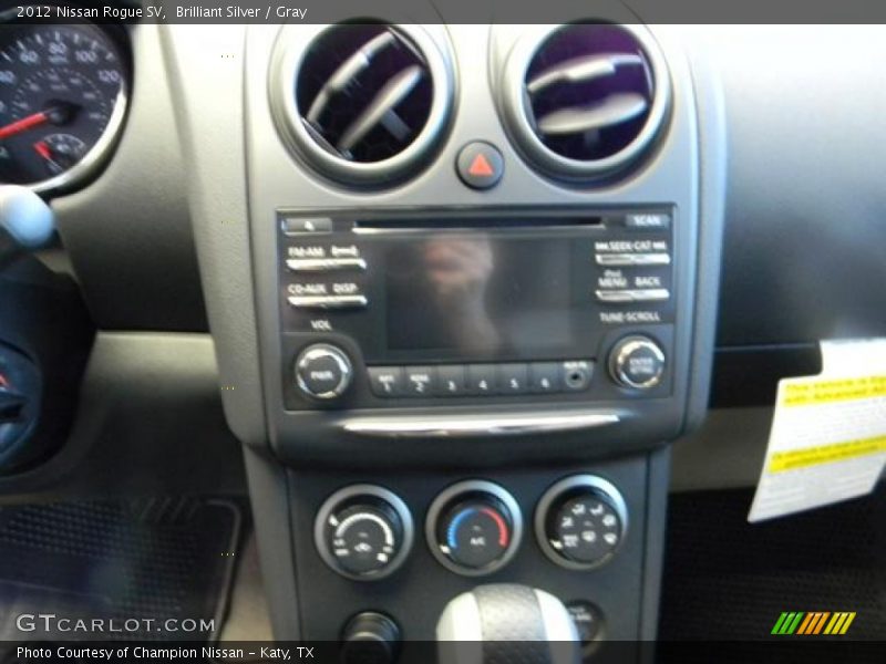 Brilliant Silver / Gray 2012 Nissan Rogue SV