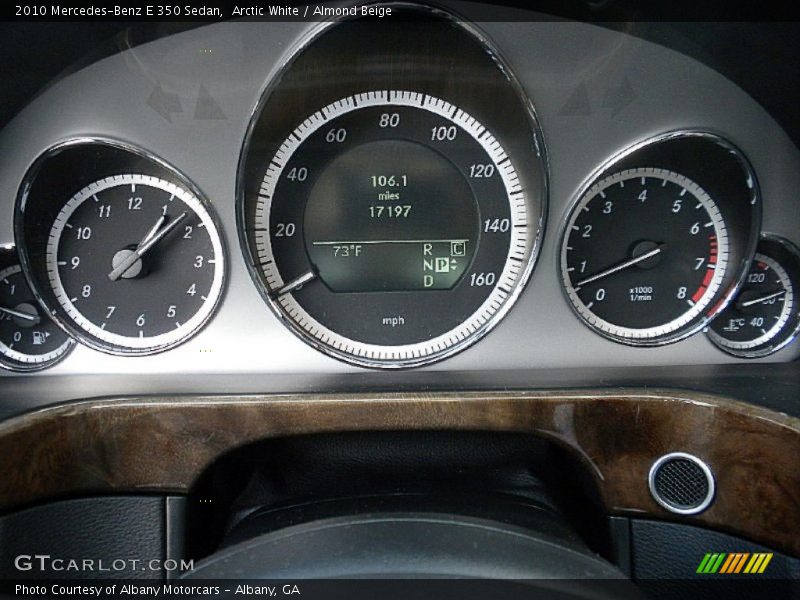 Arctic White / Almond Beige 2010 Mercedes-Benz E 350 Sedan