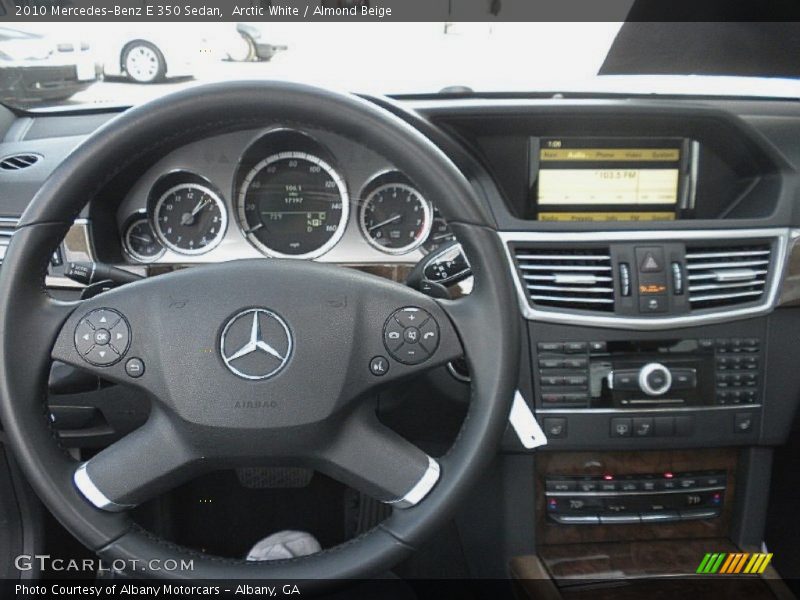 Arctic White / Almond Beige 2010 Mercedes-Benz E 350 Sedan