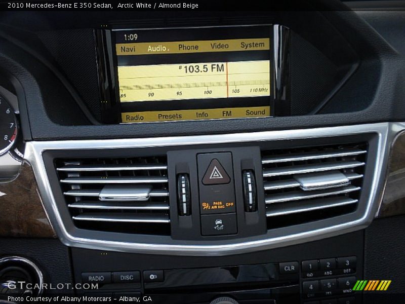Arctic White / Almond Beige 2010 Mercedes-Benz E 350 Sedan