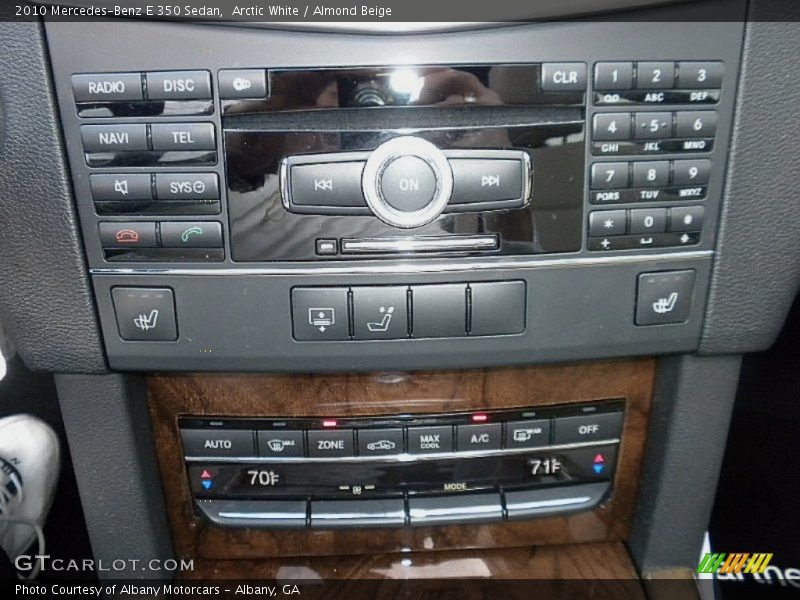 Arctic White / Almond Beige 2010 Mercedes-Benz E 350 Sedan