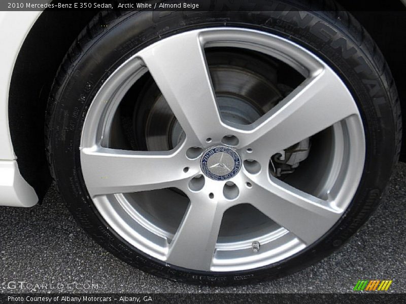 Arctic White / Almond Beige 2010 Mercedes-Benz E 350 Sedan