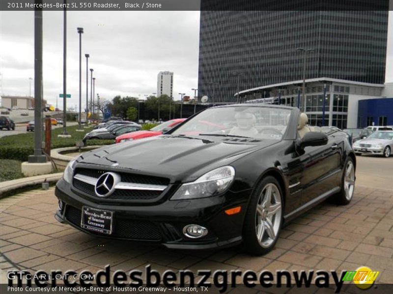 Black / Stone 2011 Mercedes-Benz SL 550 Roadster