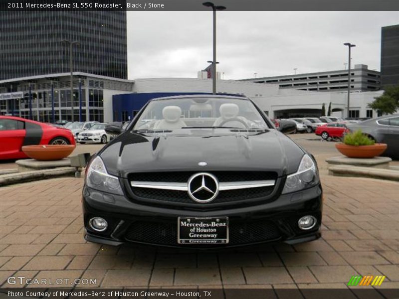 Black / Stone 2011 Mercedes-Benz SL 550 Roadster