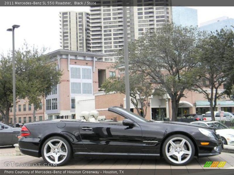 Black / Stone 2011 Mercedes-Benz SL 550 Roadster