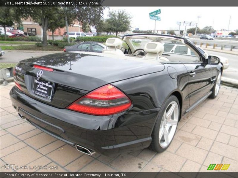 Black / Stone 2011 Mercedes-Benz SL 550 Roadster