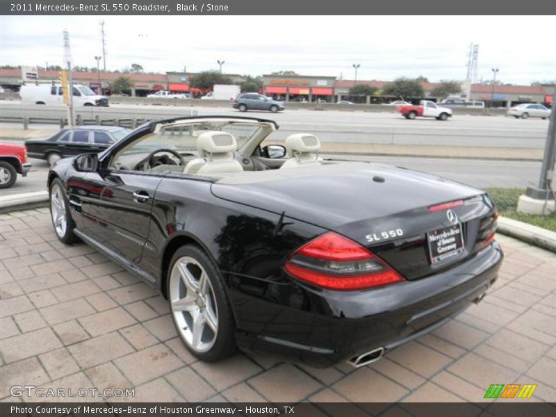 Black / Stone 2011 Mercedes-Benz SL 550 Roadster