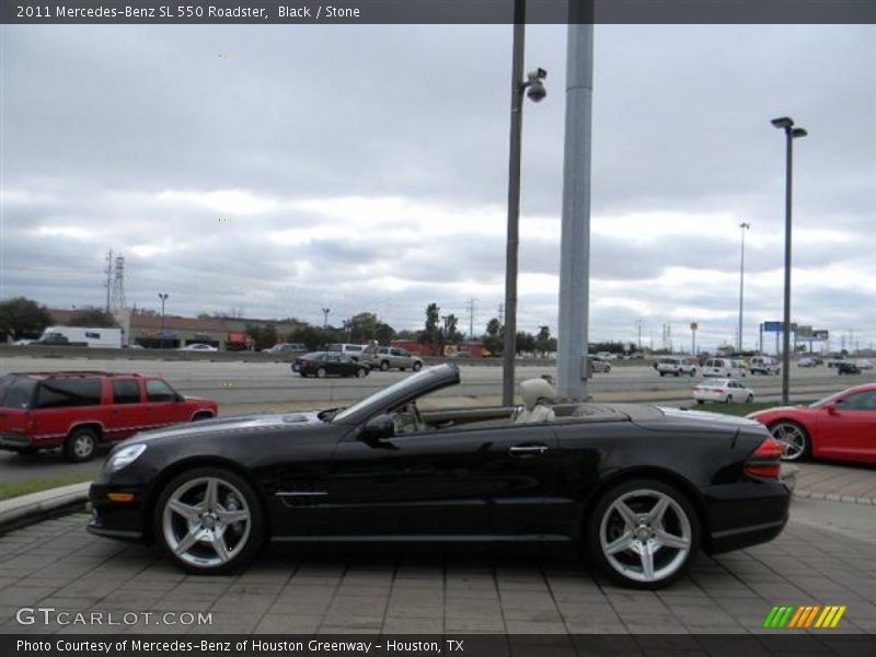Black / Stone 2011 Mercedes-Benz SL 550 Roadster
