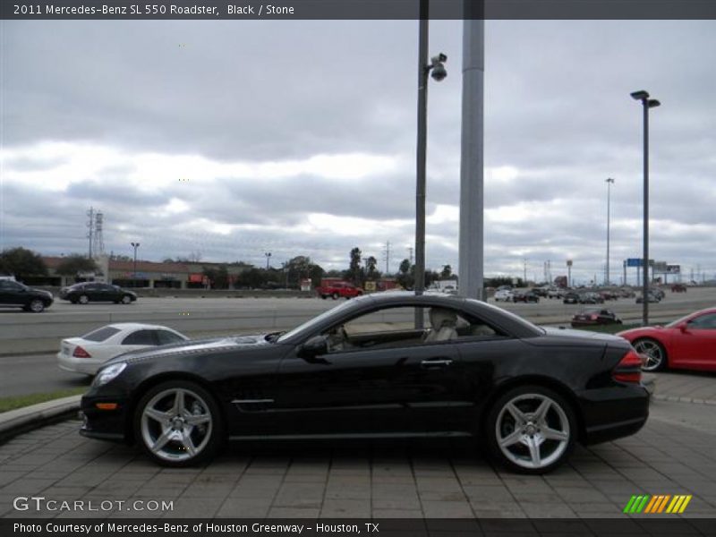Black / Stone 2011 Mercedes-Benz SL 550 Roadster