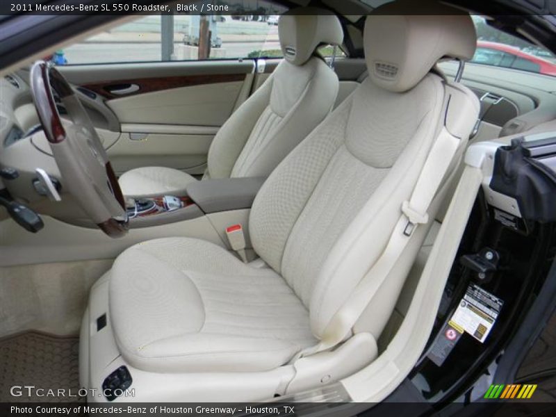  2011 SL 550 Roadster Stone Interior