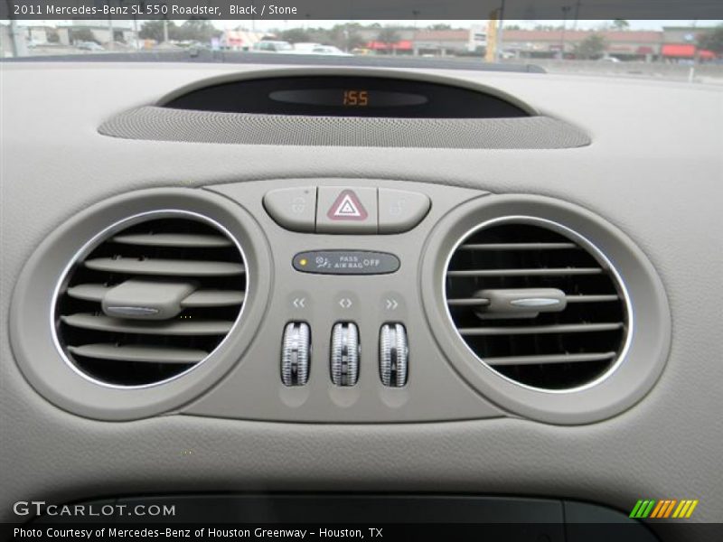 Black / Stone 2011 Mercedes-Benz SL 550 Roadster