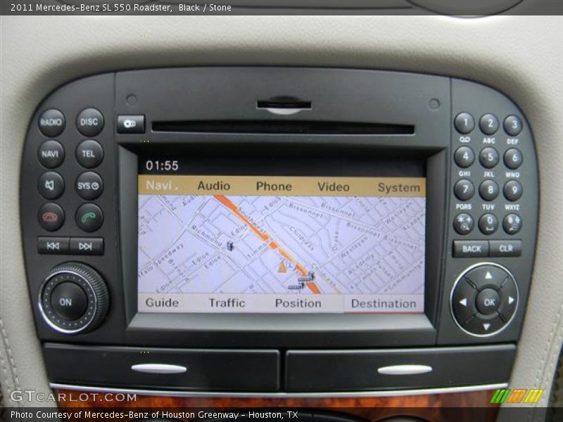 Black / Stone 2011 Mercedes-Benz SL 550 Roadster