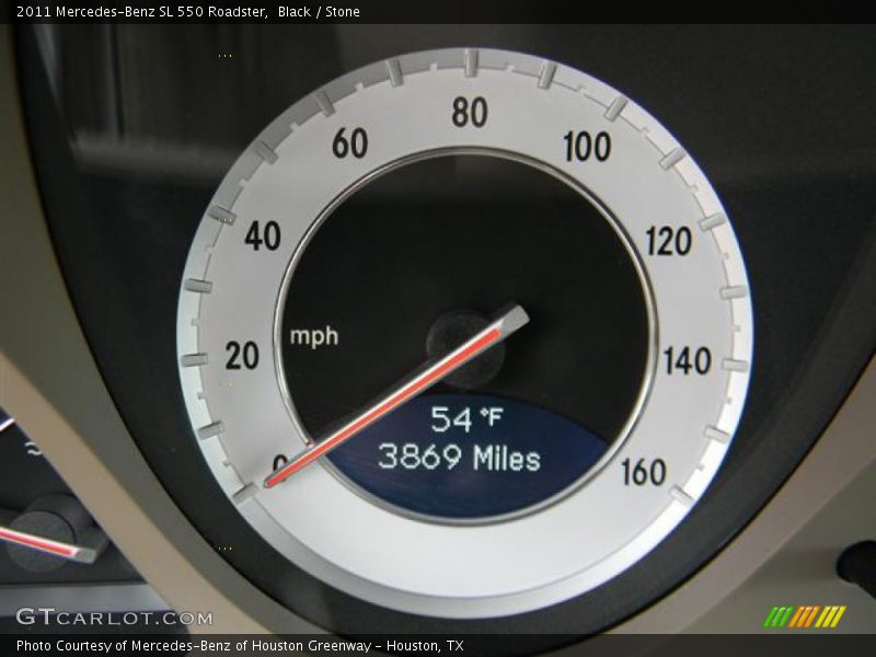 Black / Stone 2011 Mercedes-Benz SL 550 Roadster