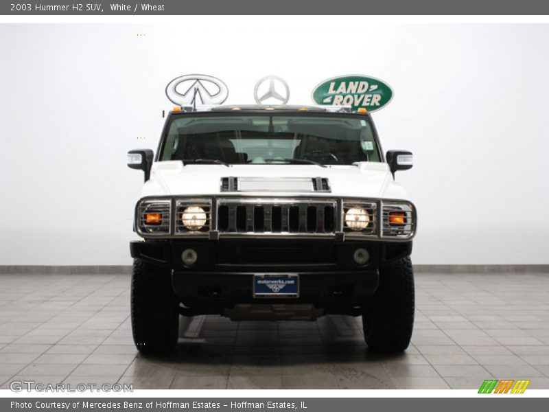 White / Wheat 2003 Hummer H2 SUV