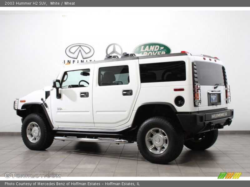 White / Wheat 2003 Hummer H2 SUV