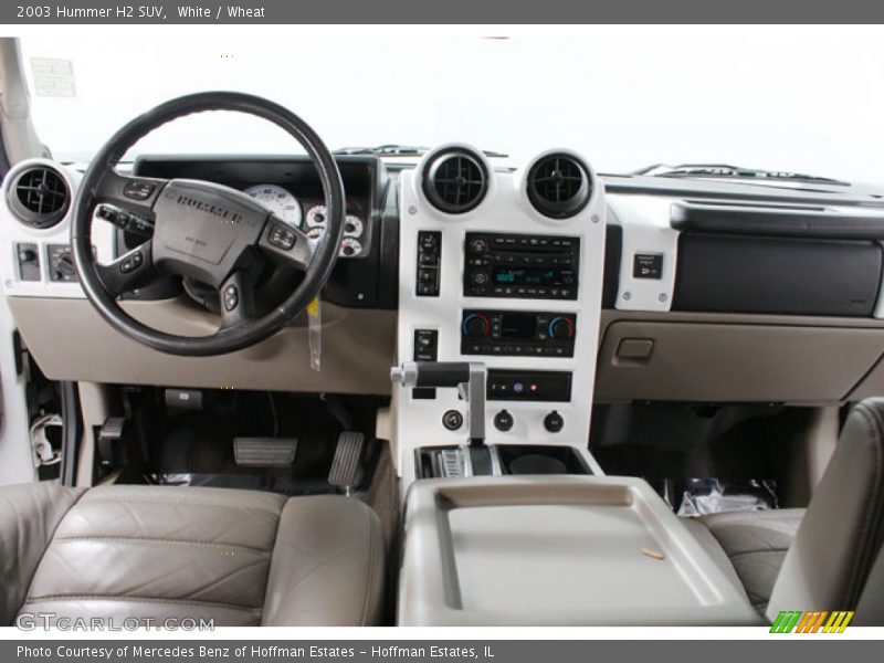 White / Wheat 2003 Hummer H2 SUV