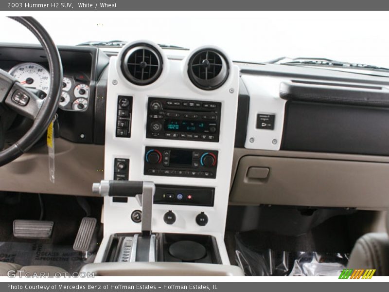 White / Wheat 2003 Hummer H2 SUV