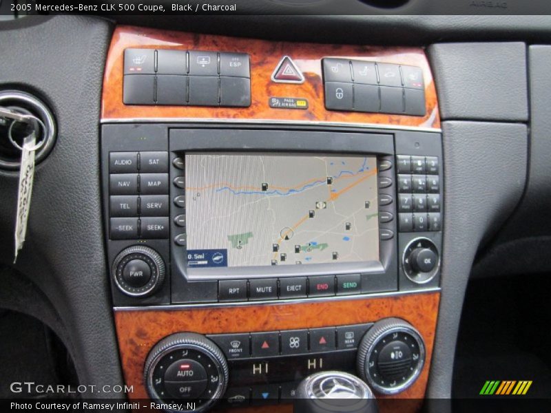 Navigation of 2005 CLK 500 Coupe
