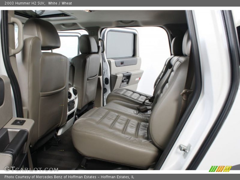  2003 H2 SUV Wheat Interior