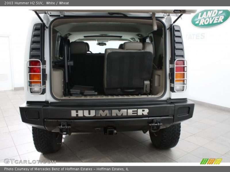 White / Wheat 2003 Hummer H2 SUV
