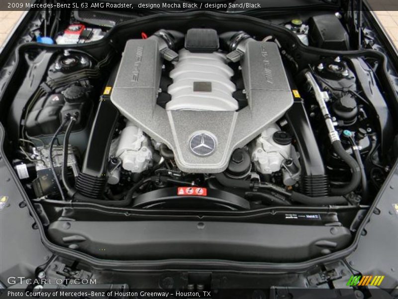  2009 SL 63 AMG Roadster Engine - 6.3 Liter AMG DOHC 32-Valve VVT V8